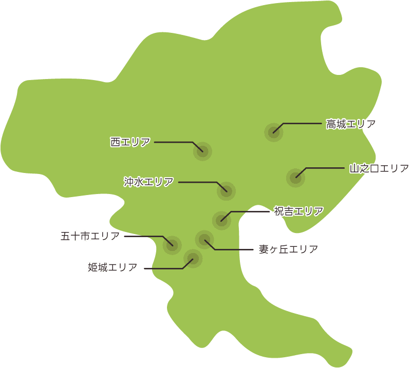 実施エリアマップ